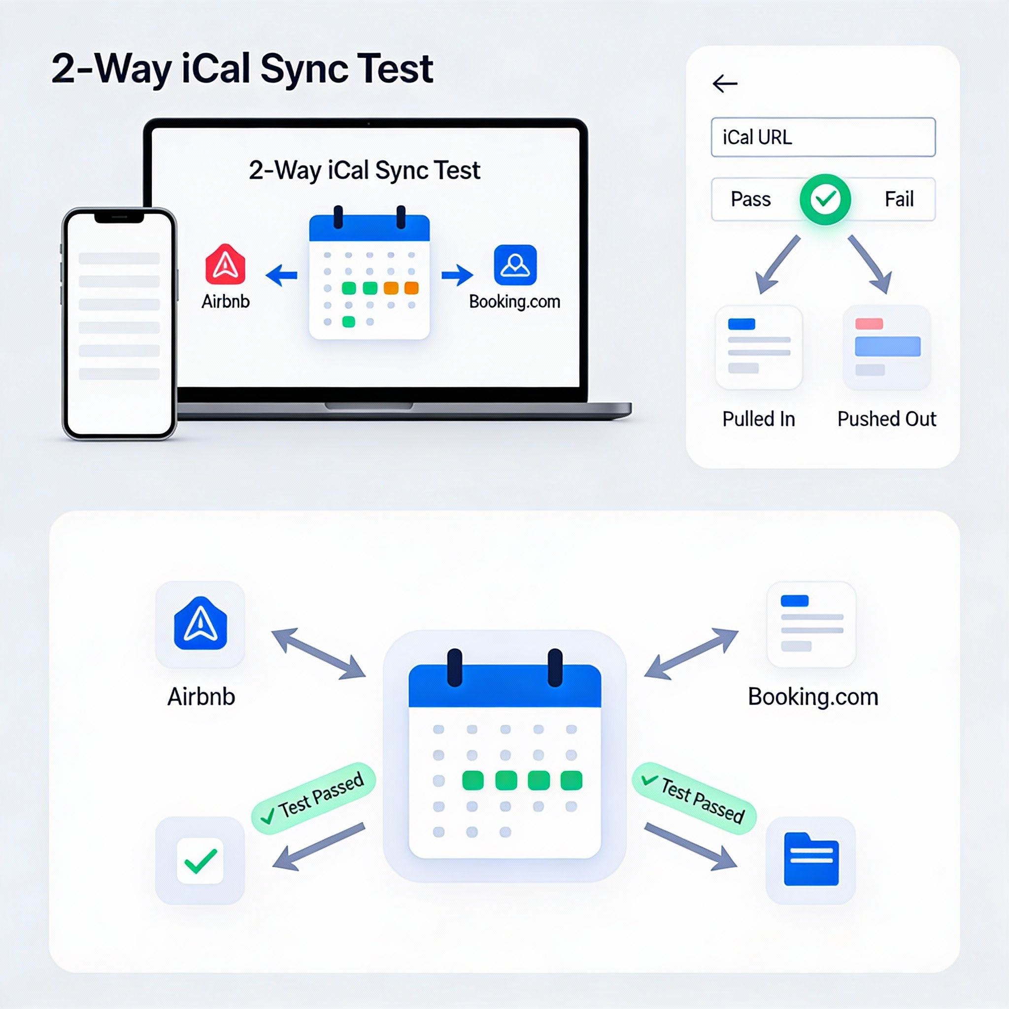 iCal Tester dashboard preview